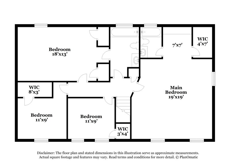 2,450/Mo, 3956 Wrenwood Dr Fort Worth, TX 76137 Floorplan View 2