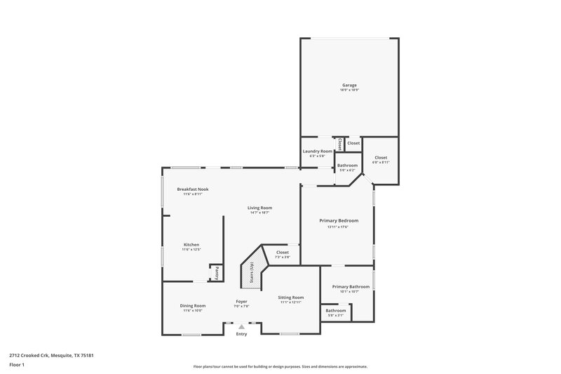 2,685/Mo, 2712 Crooked Crk Mesquite, TX 75181 Floor Plan View