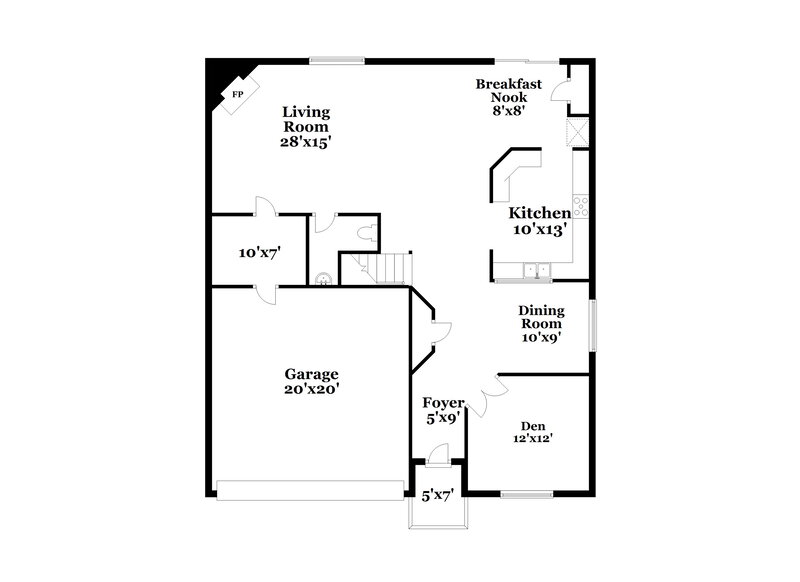 2,360/Mo, 8500 Shallow Creek Dr Fort Worth, TX 76179 Floor Plan View 2