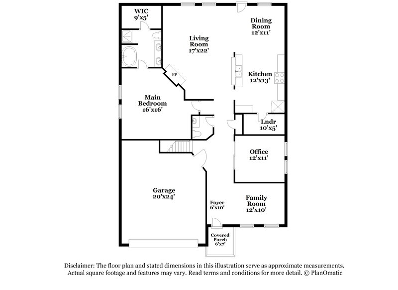 2,450/Mo, 2033 Shawnee Trl Justin, TX 76247 Floorplan View