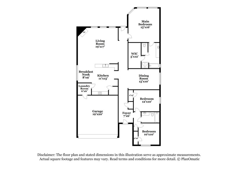 2,015/Mo, 212 Arrowhead Dr Burleson, TX 76028 Floor Plan View