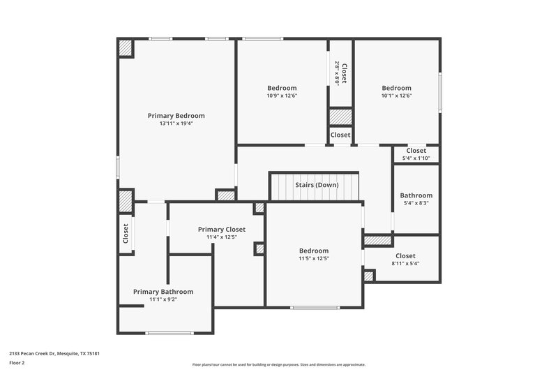 2,195/Mo, 2133 Pecan Creek Dr Mesquite, TX 75181 Floor Plan View 2