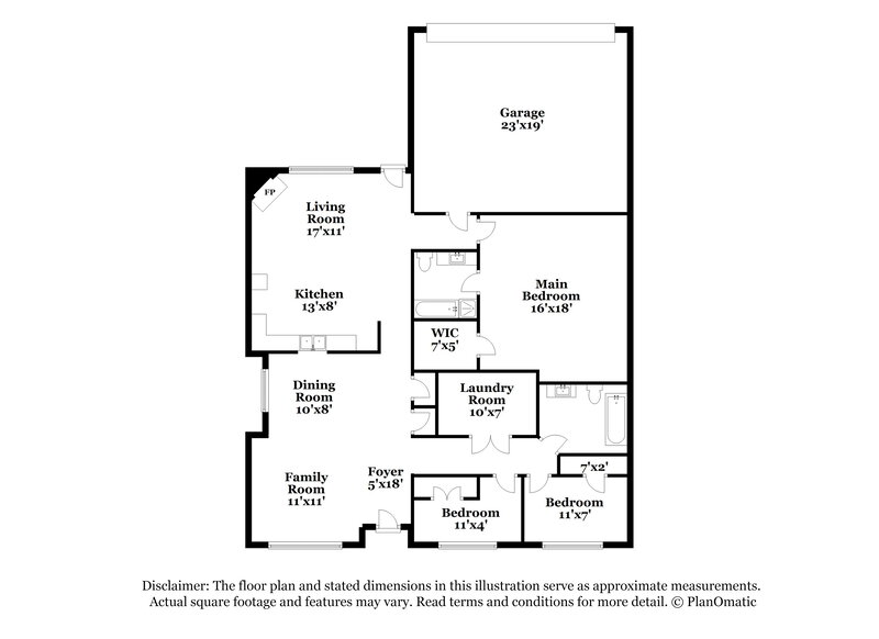 2,010/Mo, 920 Crestwood Dr Cedar Hill, TX 75104 Floor Plan View