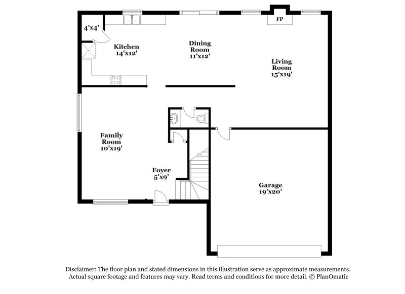 3,360/Mo, 1105 Greenbend Dr Denton, TX 76210 Floor Plan View