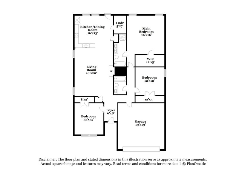 1,945/Mo, 3969 Irish Setter Dr Fort Worth, TX 76123 Floorplan View