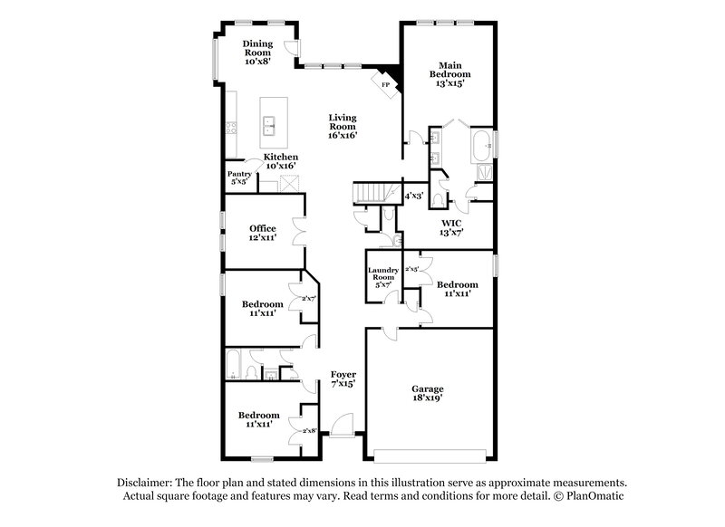 2,700/Mo, 176 Baldwin Dr Fate, TX 75189 Floor Plan View