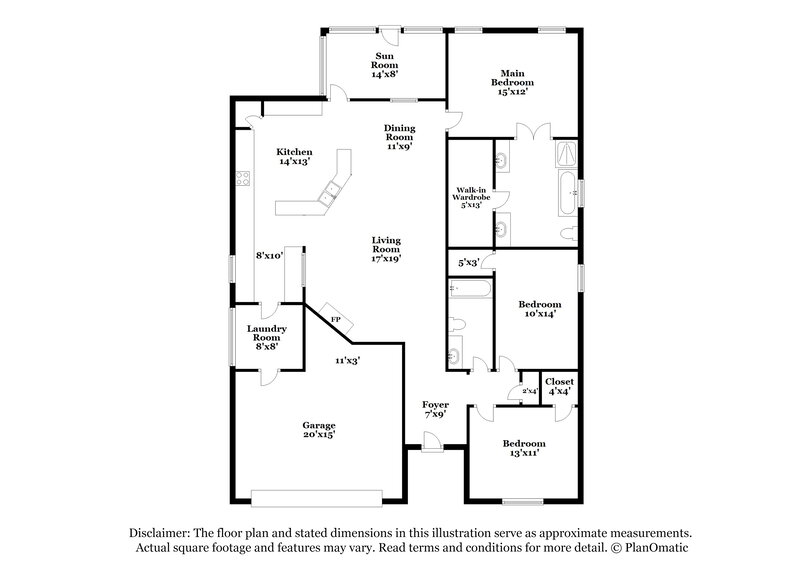 2,245/Mo, 424 Iron Ore Trl Fort Worth, TX 76131 Floor Plan View