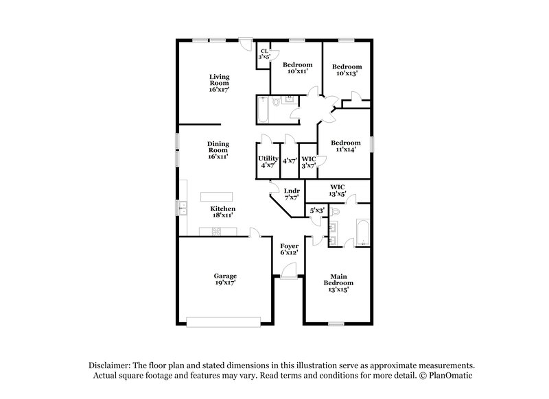 2,340/Mo, 8809 Sagebrush Trl Cross Roads, TX 76227 Floor Plan View
