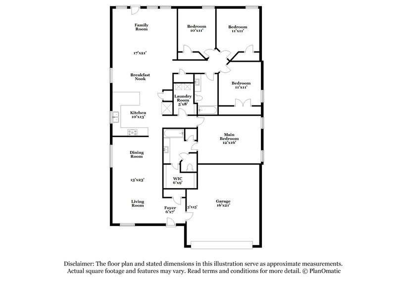 2,620/Mo, 4309 Falcon Perch Cir Arlington, TX 76001 Floor Plan View