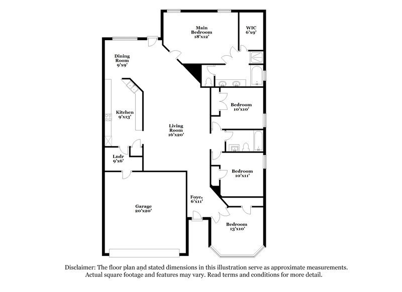 2,960/Mo, 4525 Grainland Ct Fort Worth, TX 76179 Floorplan View