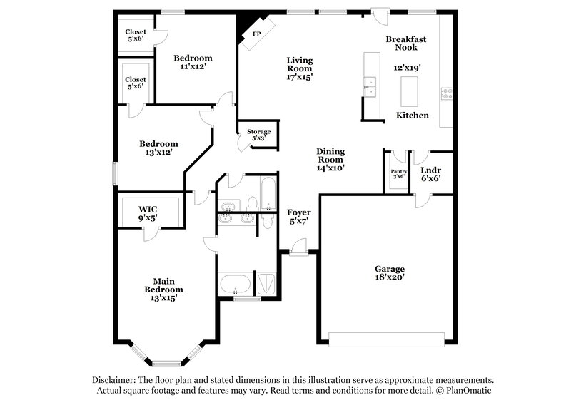 2,265/Mo, 726 Victoria Dr Midlothian, TX 76065 Floorplan View