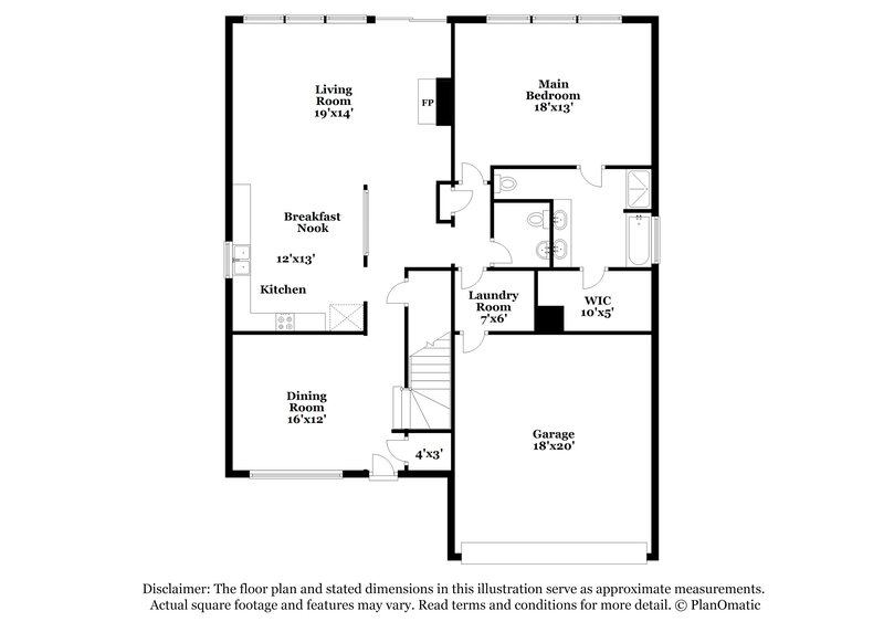 2,395/Mo, 10509 Lipan Trl Fort Worth, TX 76108 Floor Plan View