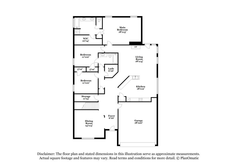 2,300/Mo, 805 San Felipe Trl Haslet, TX 76052 Floor Plan View