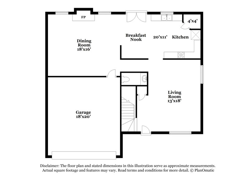 2,065/Mo, 1028 Springcreek Dr Denton, TX 76210 Floor Plan View