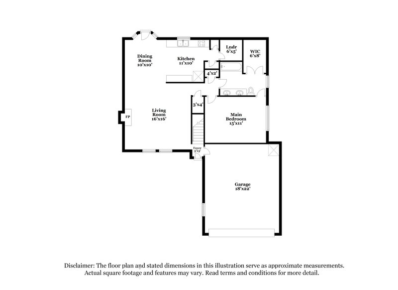 2,240/Mo, 232 Sunset Dr Glenn Heights, TX 75154 Floor Plan View 2