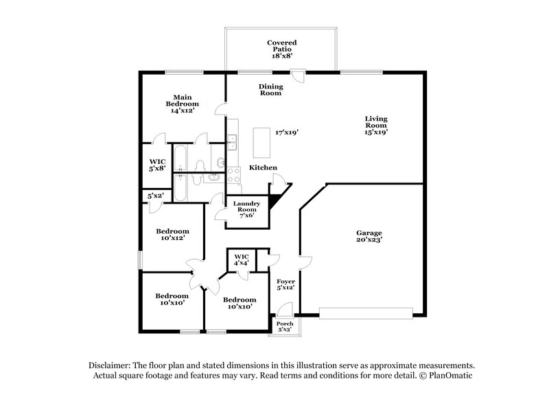2,455/Mo, 3217 Anysa Ln Denton, TX 76209 Floor Plan View