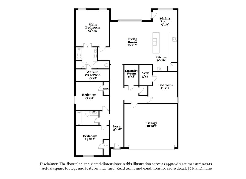 2,385/Mo, 941 Rusty Spur Ln Fort Worth, TX 76052 Floor Plan View