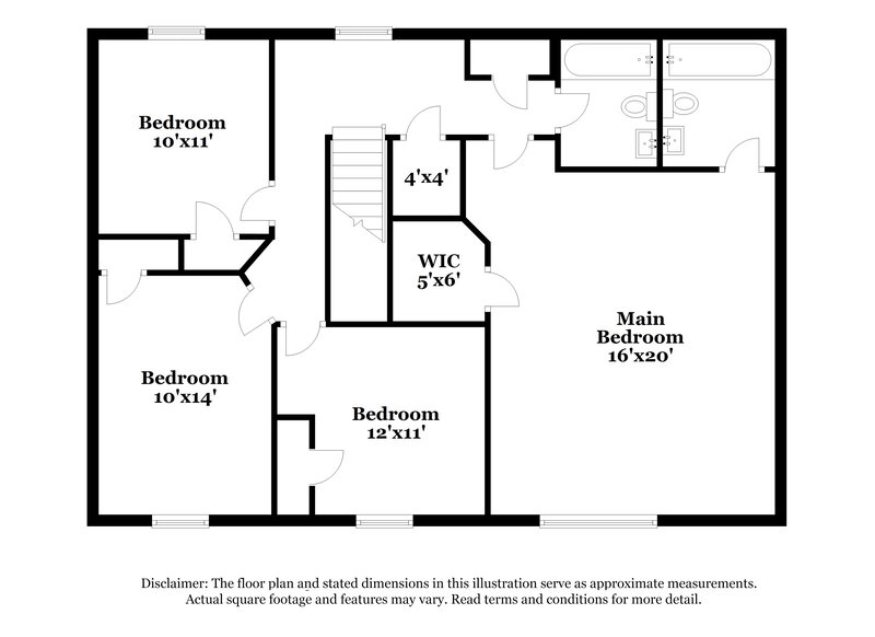 2,010/Mo, 1125 Springcreek Dr Denton, TX 76210 Floor Plan View 2