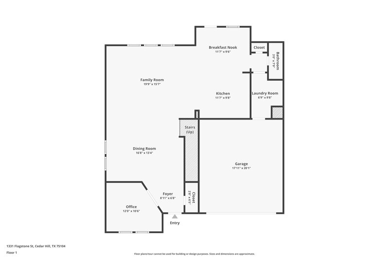 2,670/Mo, 1331 Flagstone Cedar Hill, TX 75104 Floor Plan View