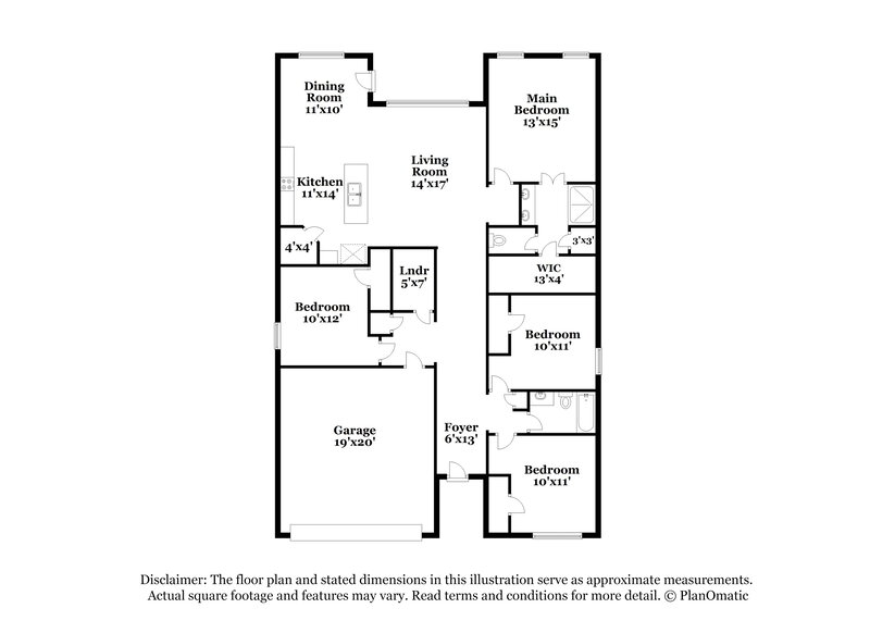 2,280/Mo, 937 Rusty Spur Ln Fort Worth, TX 76052 Floor Plan View
