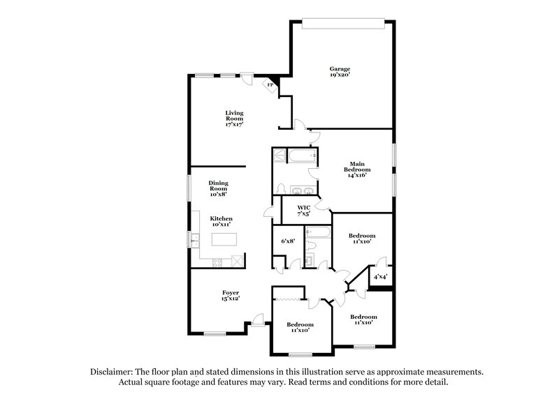2,390/Mo, 1846 Shanna Dr Lancaster, TX 75134 Floor Plan View