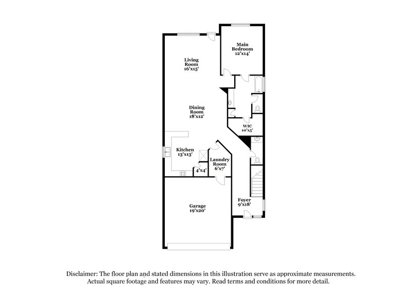 2,310/Mo, 1124 Kielder Cir Fort Worth, TX 76134 Floorplan View
