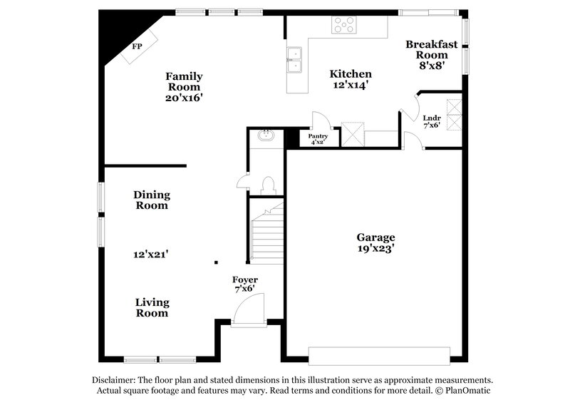 2,215/Mo, 1819 Fairbanks Dr Princeton, TX 75407 Floor Plan View 3