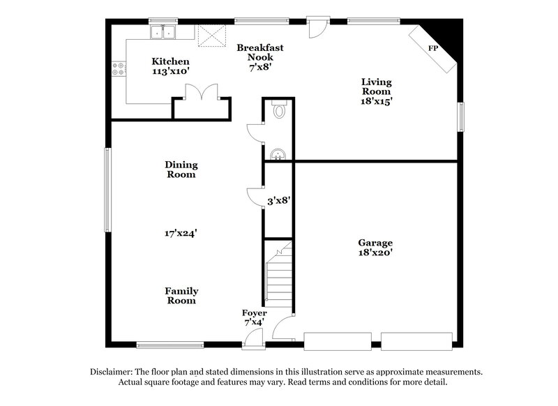 2,940/Mo, 5714 Roundup Trl Arlington, TX 76017 Floor Plan View