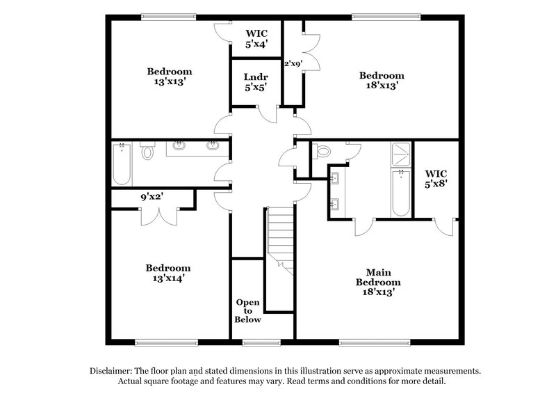 2,940/Mo, 5714 Roundup Trl Arlington, TX 76017 Floor Plan View 2