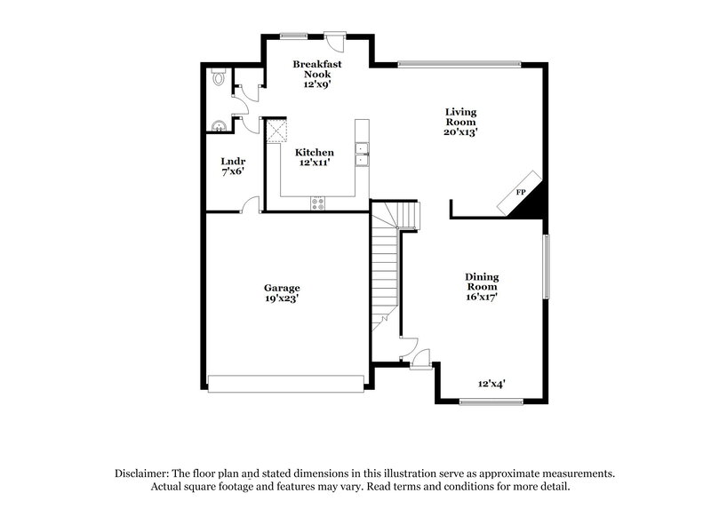 2,690/Mo, 712 Hidden Point Dr Fort Worth, TX 76120 Floor Plan View