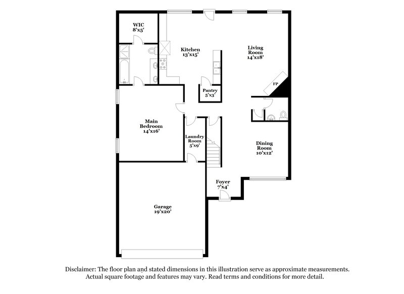 2,490/Mo, 4349 Meadowknoll Dr Fort Worth, TX 76123 Floorplan View