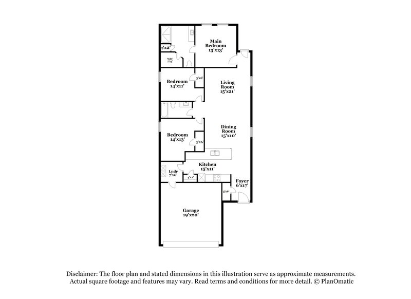 1,795/Mo, 1215 Butler Ave Princeton, TX 75407 Floor Plan View
