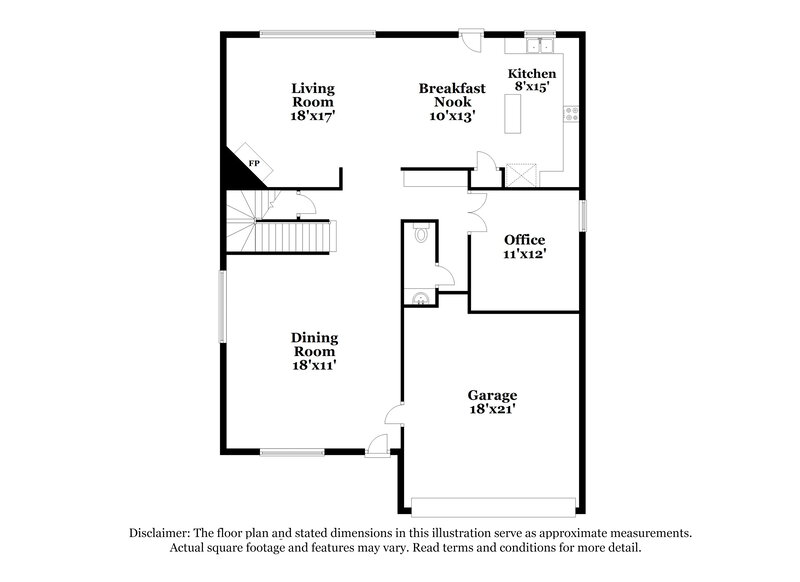 2,890/Mo, 7956 Meadow Spring Ln Fort Worth, TX 76120 Floor Plan View