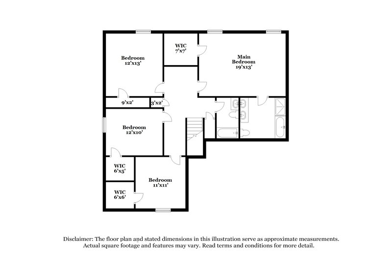 2,300/Mo, 4936 Water Ridge Ln Fort Worth, TX 76179 Floor Plan View 2