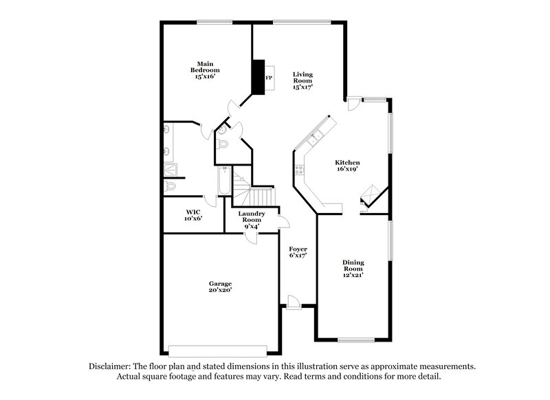 2,655/Mo, 813 Loftin St Crowley, TX 76036 Floorplan View