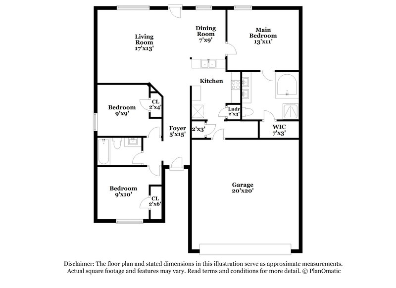 1,865/Mo, 10009 Quail Glen Dr Fort Worth, TX 76140 Floor Plan View