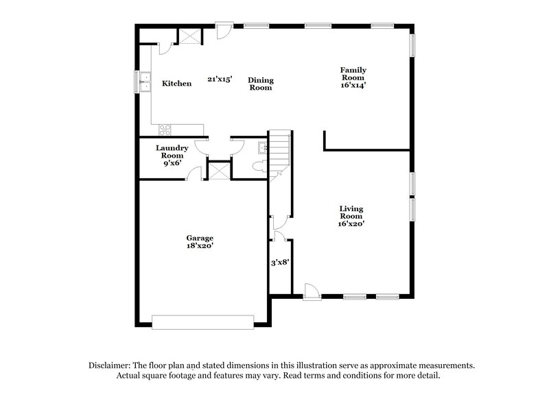 3,630/Mo, 1330 Flagstone Cedar Hill, TX 75104 Floor Plan View