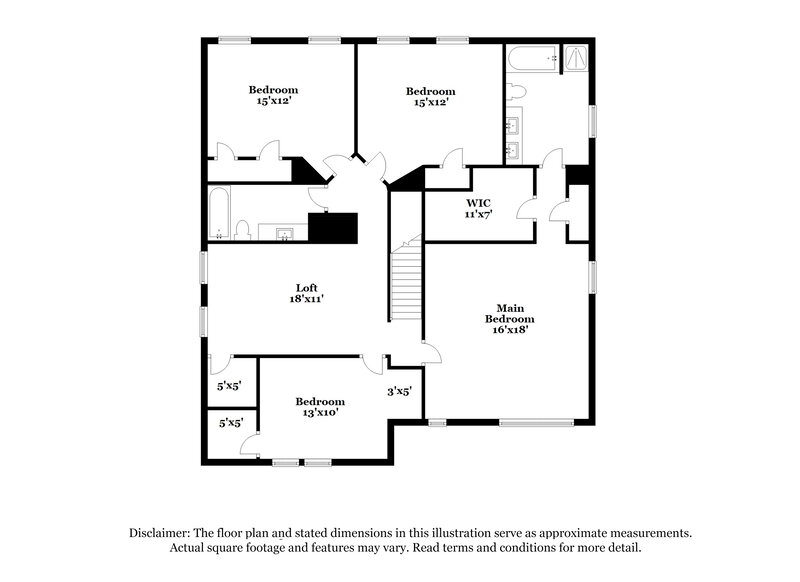 3,630/Mo, 1330 Flagstone Cedar Hill, TX 75104 Floor Plan View 2