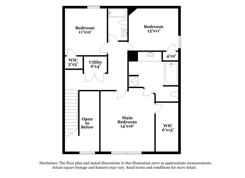 2,140/Mo, 1300 Princeton Hts Princeton, TX 75407 Floor Plan View 2