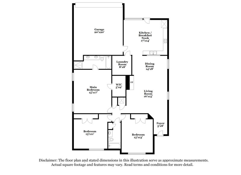 2,095/Mo, 3068 Misty Ridge Ln Rockwall, TX 75032 Floor Plan View