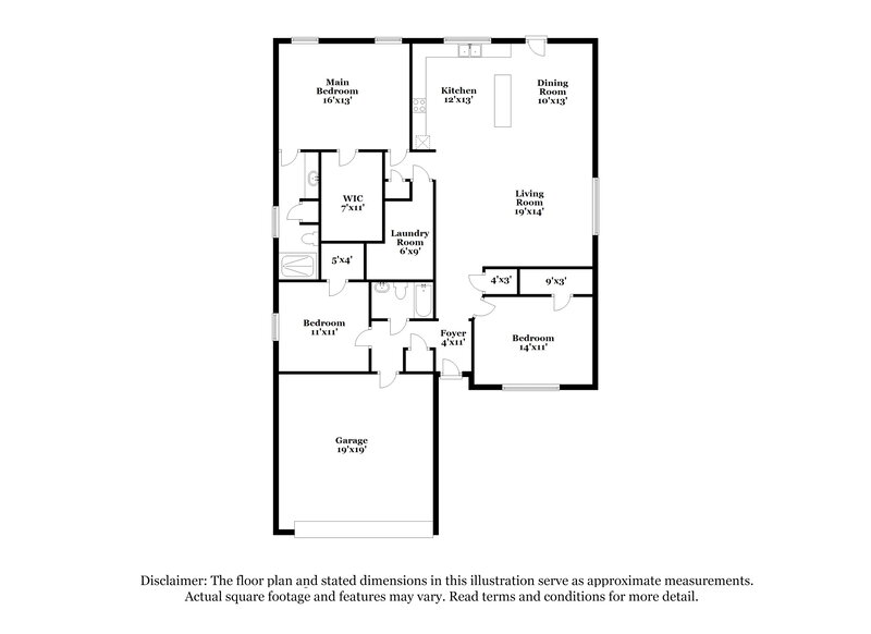 2,050/Mo, 516 Tweeter Dr Fort Worth, TX 76108 Floor Plan View