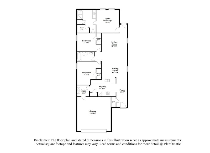 2,105/Mo, 1212 Princeton Hts Princeton, TX 75407 Floor Plan View