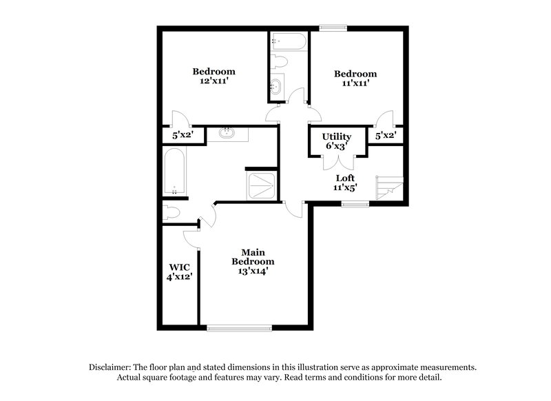 1,790/Mo, 1102 Princeton Hts Princeton, TX 75407 Floor Plan View 2