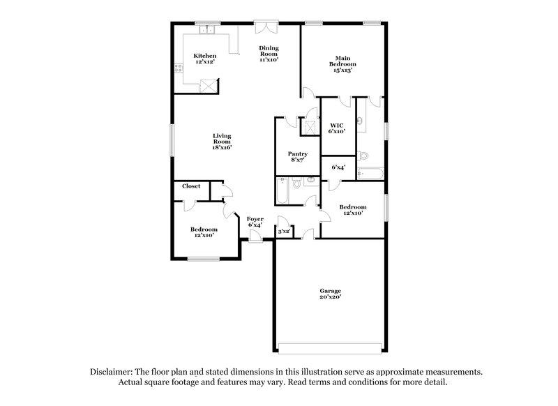 2,225/Mo, 8501 Hawkview Dr Fort Worth, TX 76179 Floor Plan View