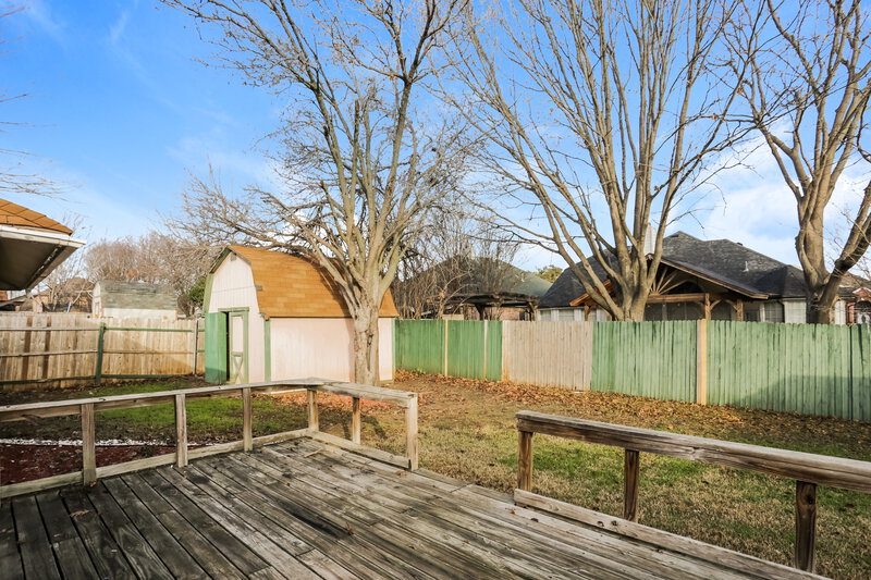 2,310/Mo, 207 Mentor Dr Arlington, TX 76002 Deck View