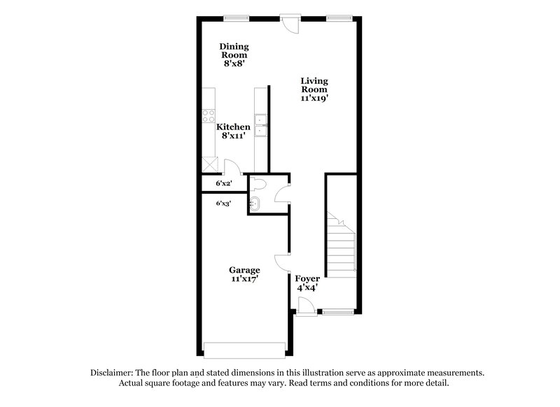 1,720/Mo, 1528 Pine Ln Fort Worth, TX 76140 Floorplan View