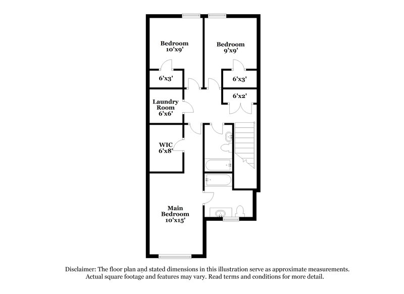 1,720/Mo, 1528 Pine Ln Fort Worth, TX 76140 Floorplan View 2