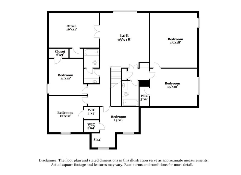 2,725/Mo, 828 Forest Heights Dr Crowley, TX 76036 Floor Plan View 2