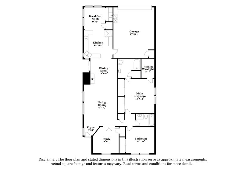 2,020/Mo, 3107 Sara Dr Rowlett, TX 75088 Floorplan View