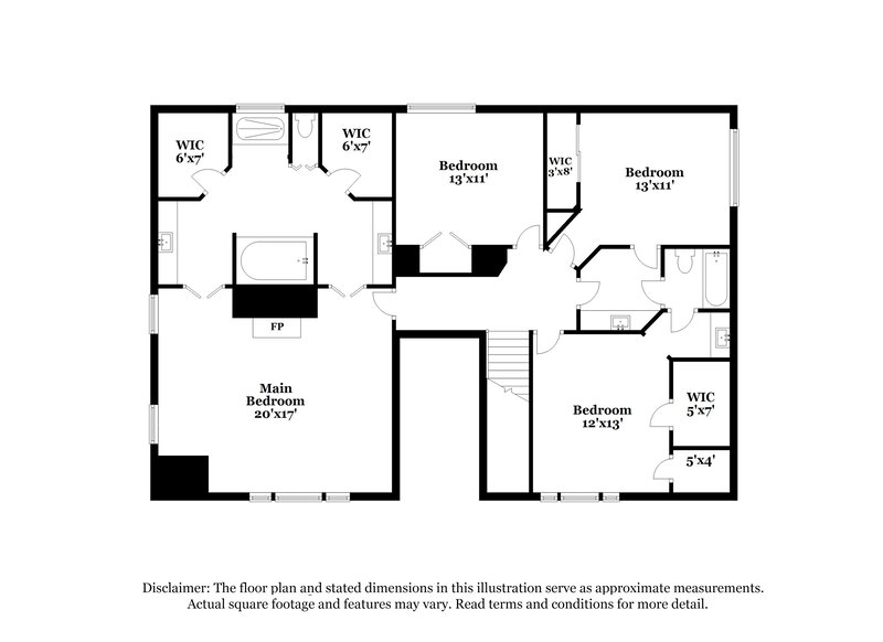 2,445/Mo, 7418 Euclid Dr Rowlett, TX 75089 Floor Plan View 2